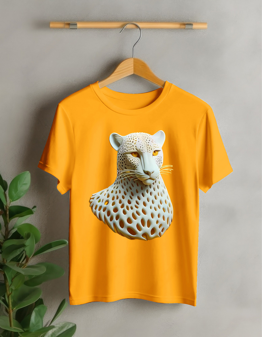 Dashing Designs Cheetah Majesty Yellow T-Shirt