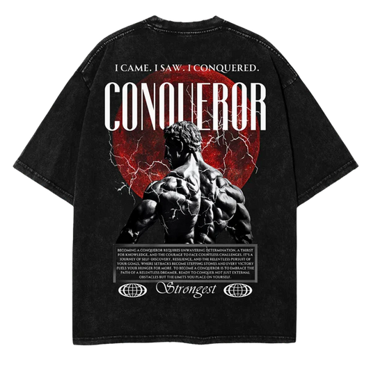 Conqueror Printed Oversize Tee