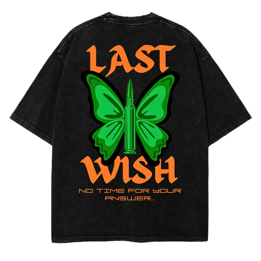 Last Wish Printed Oversize Tee